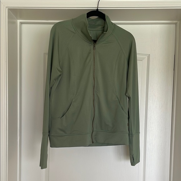Sherpa Adventure Gear Full Zip Lightweight Sweater Jacket Women’s L Sage Green - Picture 1 of 9